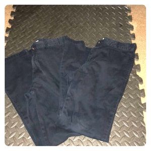 2 pair size 12 boys Navy Blue uniform pants